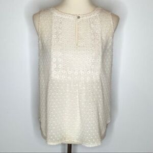 Pleione sleeveless top size medium